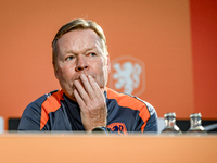 Netherlands trainer coach Ronald Koeman during the match training and press conference for the Netherlands Nations League season 2024-2025 a...