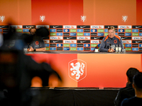 Netherlands trainer coach Ronald Koeman during the match training and press conference for the Netherlands Nations League season 2024-2025 a...