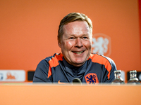 Netherlands trainer coach Ronald Koeman during the match training and press conference for the Netherlands Nations League season 2024-2025 a...