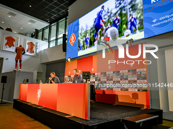 Netherlands trainer coach Ronald Koeman during the match training and press conference for the Netherlands Nations League season 2024-2025 a...