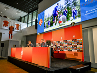 Netherlands trainer coach Ronald Koeman during the match training and press conference for the Netherlands Nations League season 2024-2025 a...