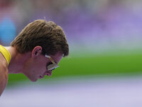 James Turner of Australia in action in Men's 400m - T36 Final during the Paris 2024 Paralympic Games at Stade de France on September 3, 2024...