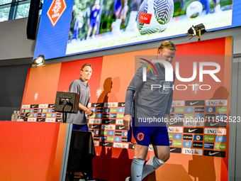 Netherlands trainer coach Ronald Koeman during the match training and press conference for the Netherlands Nations League season 2024-2025 a...