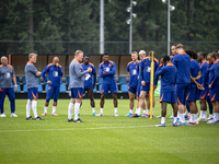 Netherlands trainer coach Ronald Koeman during the match training and press conference for the Netherlands Nations League season 2024-2025 a...