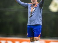 Netherlands trainer coach Ronald Koeman during the match training and press conference for the Netherlands Nations League season 2024-2025 a...