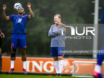 Netherlands trainer coach Ronald Koeman during the match training and press conference for the Netherlands Nations League season 2024-2025 a...