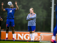 Netherlands trainer coach Ronald Koeman during the match training and press conference for the Netherlands Nations League season 2024-2025 a...