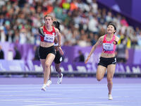 Jule Ross of Germany in action in Women's 100m - T46 Round 1 during the Paris 2024 Paralympic Games at Stade de France on September 3, 2024....