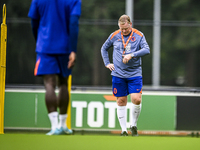 Netherlands trainer coach Ronald Koeman during the match training and press conference for the Netherlands Nations League season 2024-2025 a...