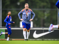 Netherlands trainer coach Ronald Koeman during the match training and press conference for the Netherlands Nations League season 2024-2025 a...