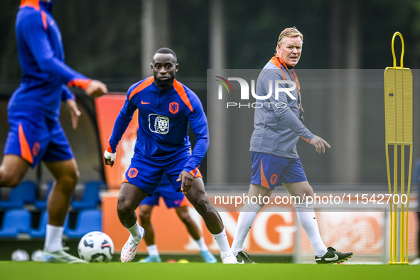 Netherlands trainer coach Ronald Koeman during the match training and press conference for the Netherlands Nations League season 2024-2025 a...