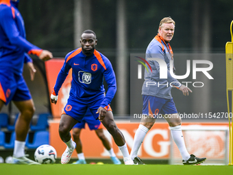 Netherlands trainer coach Ronald Koeman during the match training and press conference for the Netherlands Nations League season 2024-2025 a...