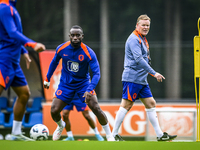 Netherlands trainer coach Ronald Koeman during the match training and press conference for the Netherlands Nations League season 2024-2025 a...