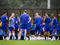 Netherlands trainer coach Ronald Koeman during the match training and press conference for the Netherlands Nations League season 2024-2025 a...