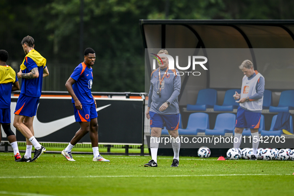 Netherlands trainer coach Ronald Koeman during the match training and press conference for the Netherlands Nations League season 2024-2025 a...