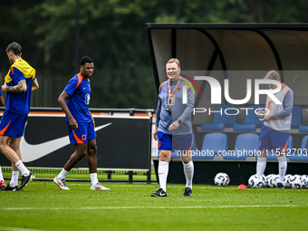 Netherlands trainer coach Ronald Koeman during the match training and press conference for the Netherlands Nations League season 2024-2025 a...