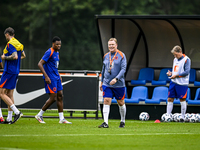 Netherlands trainer coach Ronald Koeman during the match training and press conference for the Netherlands Nations League season 2024-2025 a...