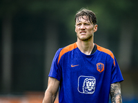 Netherlands player Wout Weghorst participates in the training and press conference for the Netherlands Nations League season 2024-2025 at th...