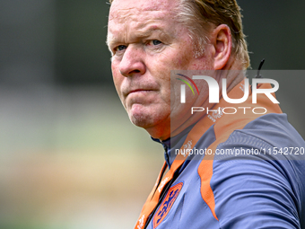 Netherlands trainer coach Ronald Koeman during the match training and press conference for the Netherlands Nations League season 2024-2025 a...