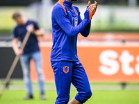 Netherlands player Cody Gakpo during the training and press conference for the Netherlands Nations League season 2024-2025 at the KNVB Campu...