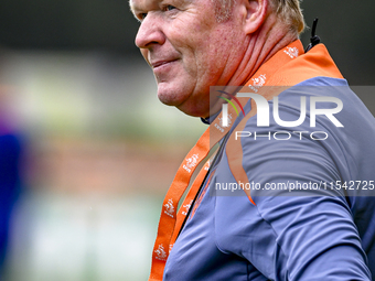 Netherlands trainer coach Ronald Koeman during the match training and press conference for the Netherlands Nations League season 2024-2025 a...