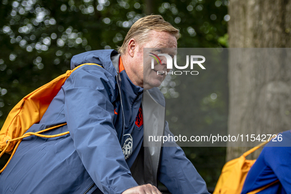 Netherlands trainer coach Ronald Koeman during the match training and press conference for the Netherlands Nations League season 2024-2025 a...