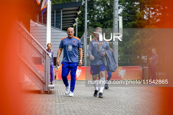 Netherlands trainer coach Ronald Koeman during the match training and press conference for the Netherlands Nations League season 2024-2025 a...