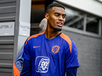 Netherlands player Ryan Gravenberch participates in the training and press conference for the Netherlands Nations League season 2024-2025 at...