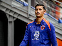 Netherlands player Tijjani Reijnders participates in the training and press conference for the Netherlands Nations League season 2024-2025 a...