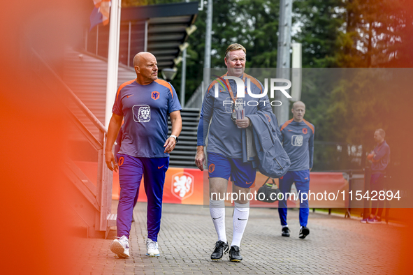 Netherlands trainer coach Ronald Koeman during the match training and press conference for the Netherlands Nations League season 2024-2025 a...