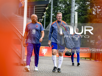 Netherlands trainer coach Ronald Koeman during the match training and press conference for the Netherlands Nations League season 2024-2025 a...