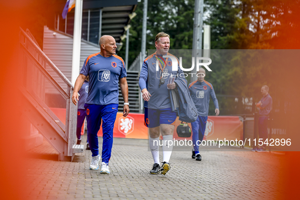 Netherlands trainer coach Ronald Koeman during the match training and press conference for the Netherlands Nations League season 2024-2025 a...