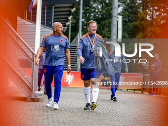 Netherlands trainer coach Ronald Koeman during the match training and press conference for the Netherlands Nations League season 2024-2025 a...