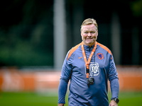 Netherlands trainer coach Ronald Koeman during the match training and press conference for the Netherlands Nations League season 2024-2025 a...