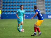 Pedro Rodriguez of FC Futbol Club Barcelona Atletic is in action during the Primera RFEF 2024-2025 match between FC Andorra and FC Barcelona...