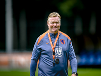 Netherlands trainer coach Ronald Koeman during the match training and press conference for the Netherlands Nations League season 2024-2025 a...