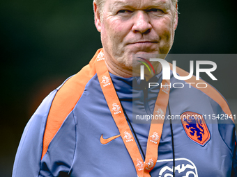 Netherlands trainer coach Ronald Koeman during the match training and press conference for the Netherlands Nations League season 2024-2025 a...