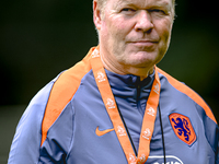 Netherlands trainer coach Ronald Koeman during the match training and press conference for the Netherlands Nations League season 2024-2025 a...