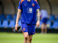 Netherlands player Wout Weghorst participates in the training and press conference for the Netherlands Nations League season 2024-2025 at th...