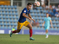 Clemente of FC Andorra is in action during the Primera RFEF 2024-2025 match between FC Andorra and FC Barcelona Atletic at Estadi Nacional d...