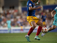 Clemente of FC Andorra is in action during the Primera RFEF 2024-2025 match between FC Andorra and FC Barcelona Atletic at Estadi Nacional d...