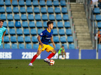 Alvaro Martin of FC Andorra is in action during the Primera RFEF 2024-2025 match between FC Andorra and FC Barcelona Atletic at Estadi Nacio...