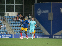 Ndiaye of FC Andorra is in action during the Primera RFEF 2024-2025 match between FC Andorra and FC Barcelona Atletic at Estadi Nacional d'A...