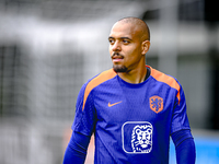 Netherlands player Donyell Malen participates in the training and press conference for the Netherlands Nations League season 2024-2025 at th...