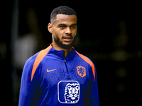 Netherlands player Cody Gakpo during the training and press conference for the Netherlands Nations League season 2024-2025 at the KNVB Campu...