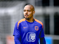 Netherlands player Donyell Malen participates in the training and press conference for the Netherlands Nations League season 2024-2025 at th...