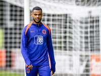 Netherlands player Cody Gakpo during the training and press conference for the Netherlands Nations League season 2024-2025 at the KNVB Campu...