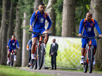 Netherlands player Cody Gakpo and Netherlands player Donyell Malen during the training and press conference for the Netherlands Nations Leag...