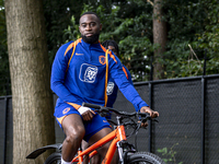 Netherlands player Lutsharel Geertruida participates in the training and press conference for the Netherlands Nations League season 2024-202...