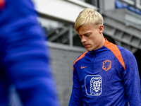 Netherlands player Jan Paul van Hecke participates in the training and press conference for the Netherlands Nations League season 2024-2025...